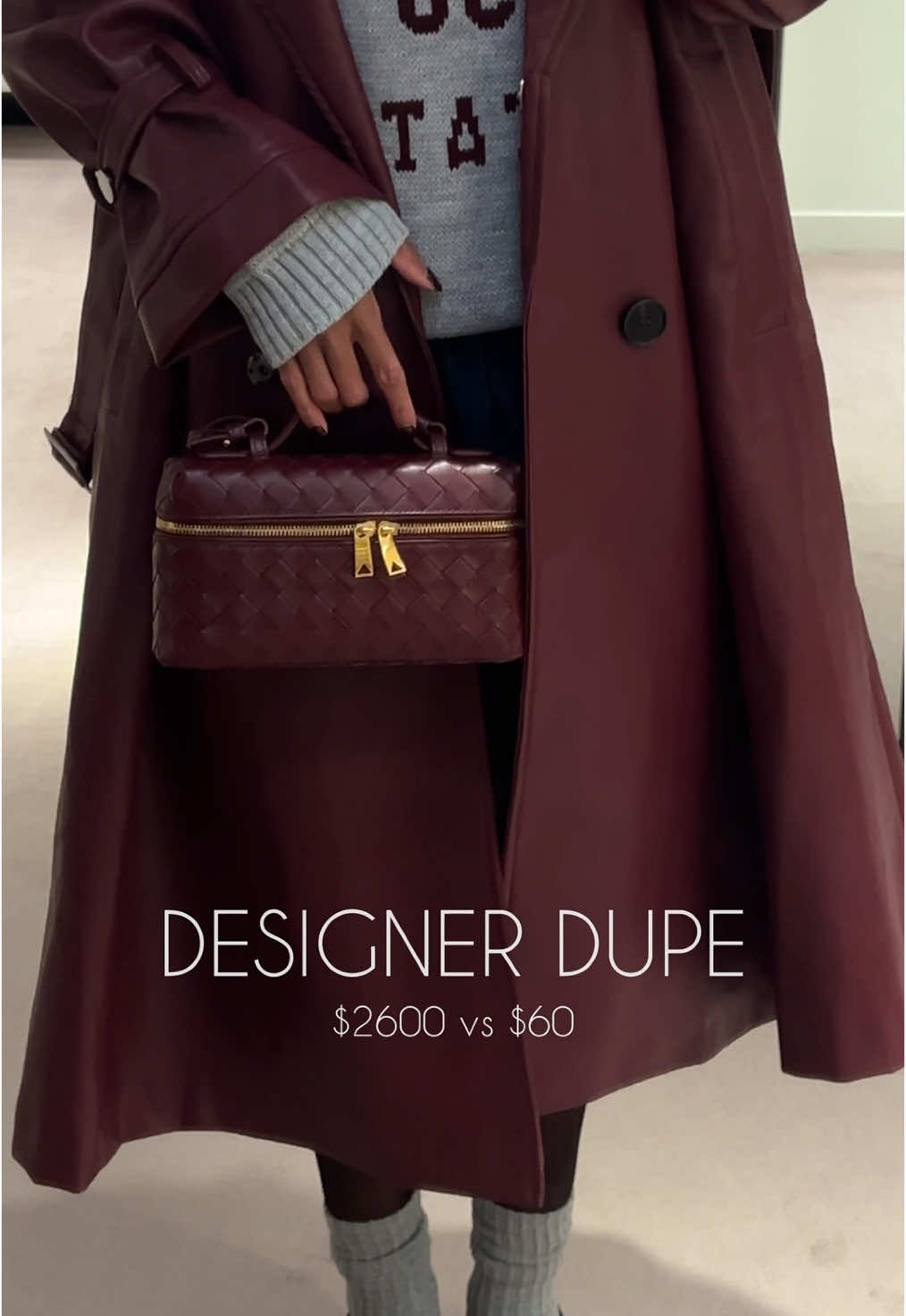 I only post this content on Instagram so be sure to follow me there @Therealmilanj | #luxurylifestyle #dupes #bottegaveneta #vanitybag #vanitymakeup #designerbags 