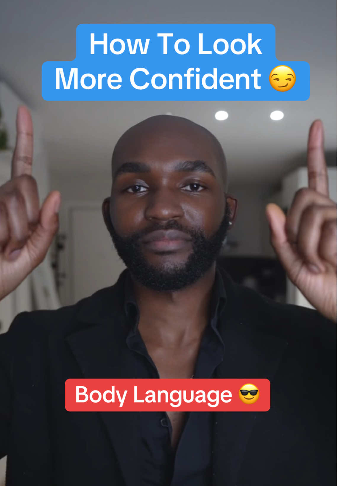 How To Look More Confident! (Body Language) 😏 Thoughts? 💭 #bodylanguage #confidence #bodylanguagetips #socialskills #joshosays 