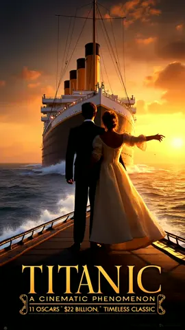 Titanic: From Mega-Budget to Box Office Legend #titanic #jamescameron #oscars #90smovies 