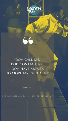 Nice guys finish last! No more 'Mr. Nice guy'  Brand new from @shellyalfred & @signal.band  #bouyonmusic #bouyoncountry #bouyonmusic #bouyon #bouyonband #soca #socamusic #caribbean #caribbeanmusic #dominica #dominicaculture #madeindominica #kahz #kahzmedia