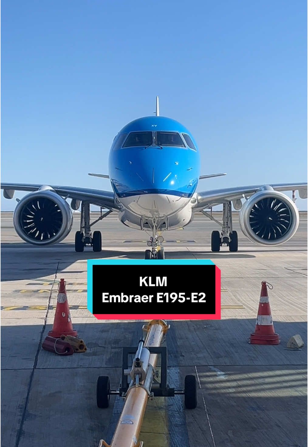 @KLM Royal Dutch Airlines  Embraer E195-E2 #lfmn #cotedazur #cotedazurfrance #fly #airport #aeropuerto #airplane #travel #airfrance #europe #飛行機 #самолет #frenchriviera #samolot #japan #amsterdam 