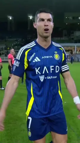 Cristiano Ronaldo angry with the refereeing 🥶  #cristianoronaldo #كرستيانو_رونالدو #النصر #AlNasr #اكسبلور #الاتحاد 