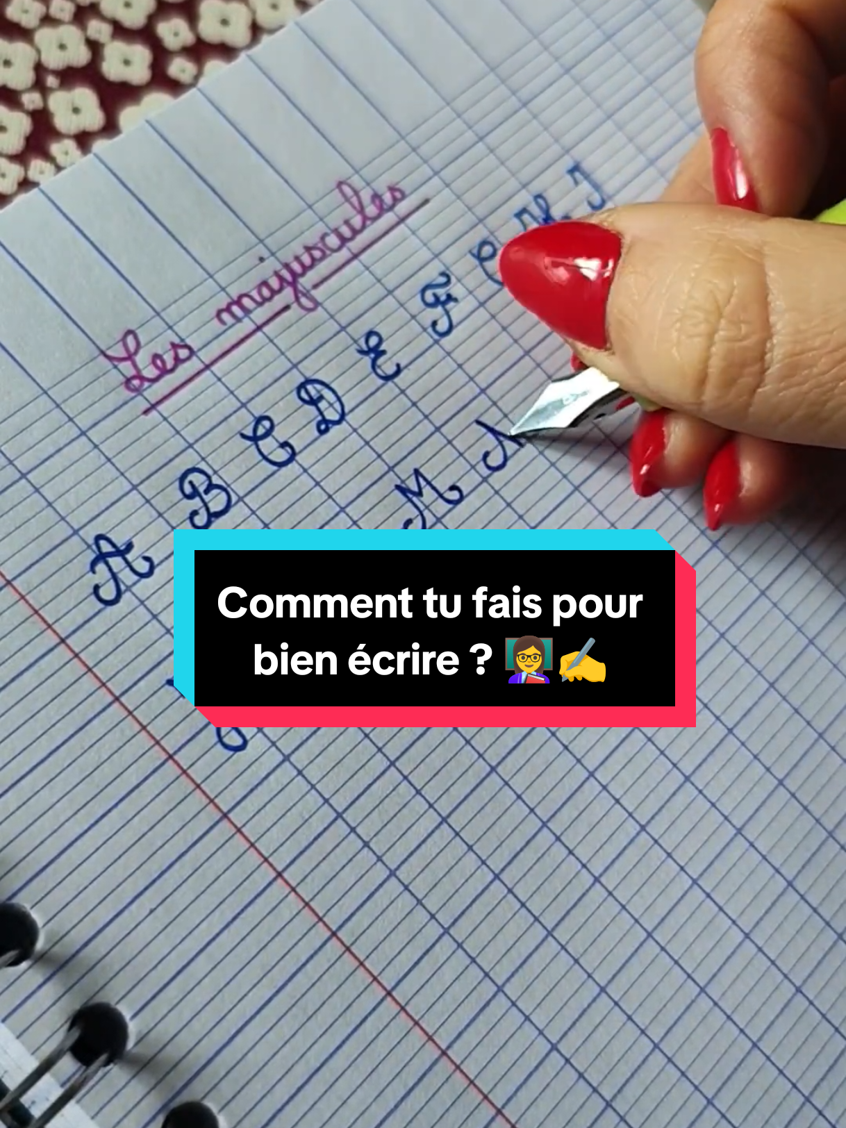 ✏️ Vous me posez souvent cette question en live... Une belle écriture, enfin disons une écriture 