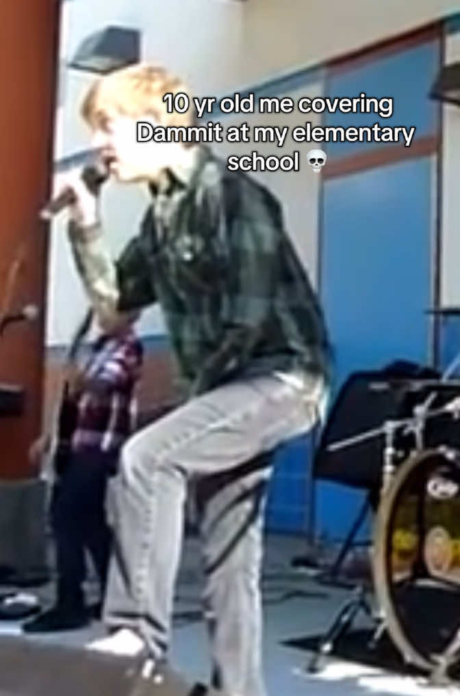 I got in trouble for this #blink182 #dammit #fyp #cover #cringe 