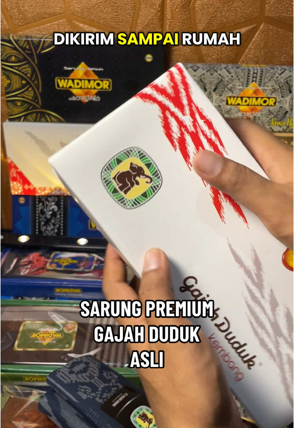 Cek keranjang kuningnya sekarang sebum kehabisan #sarunggajahduduk #sarung #sarungan #sarungmurah #Ramadan #ramadanextraseru #sarungsantri #gratisongkir 