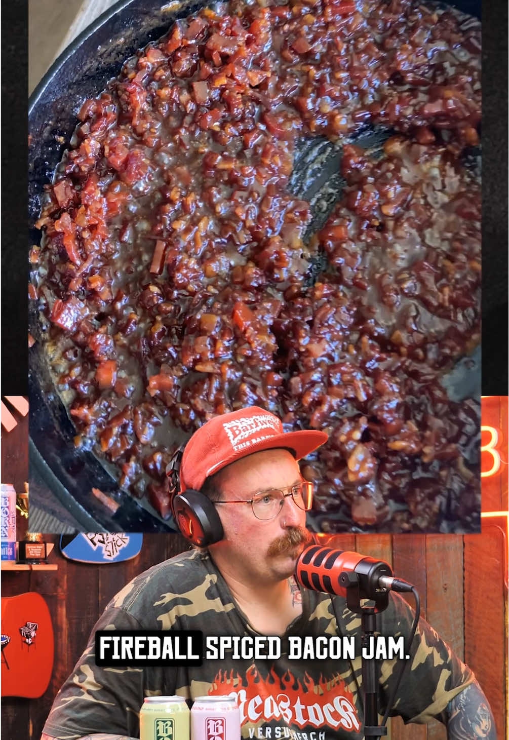 Fireball spiced bacon jam. And it slaps. Save this one and give it a try. #fireball #fireballjam #bacon #baconjam #jam #Recipe 