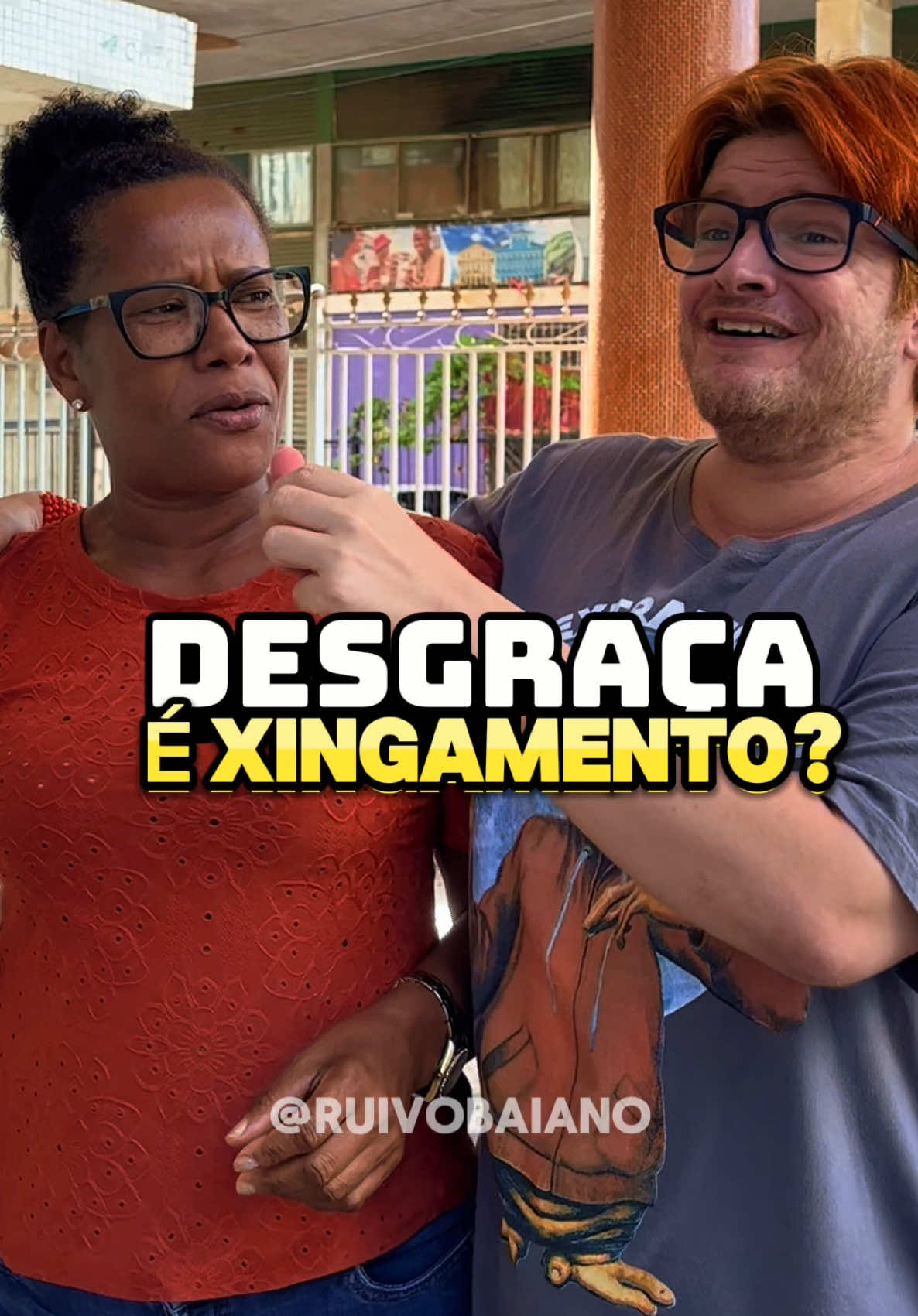 Desgraça é xingamento? Vem comigooo #Salvador #dicas #ruivobaiano 