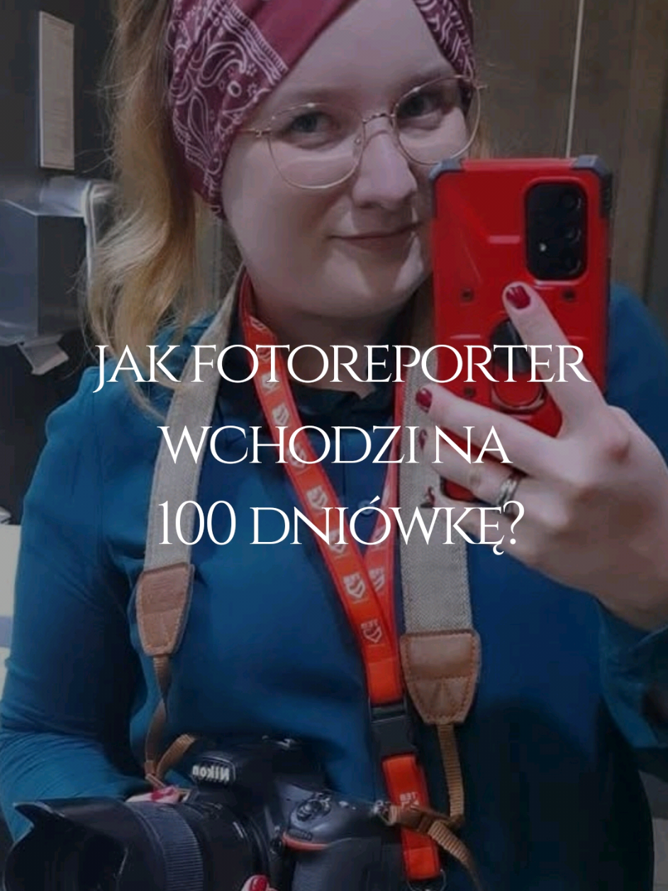 Jak fotoreporter / redaktor wchodzi na 100dniówkę? Odpowiadam z własnego doświadczenia. Czego nie powiedziałam, bo zapomniałam to to, że mam na sobie plakietkę z logo redakcji, żeby z daleka było widać kto i skąd  eprzyjechał.  . #fotoreporter #redaktor #zdjęcia #studniówka #100dniówka #zdjęcia #fotografia #kulisypracy 