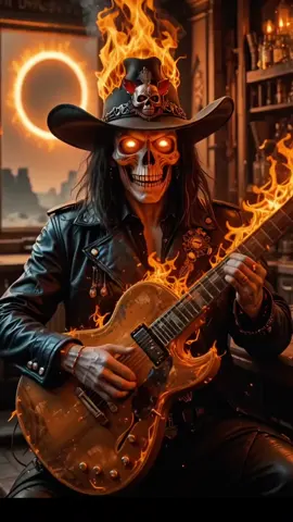 Wallpaper animado 4k O Caveira Músico! #livewallpaper4k #livewallpaper #fantasywallpaper #fantasy #fantasyart #ia #aicontent #aiart 
