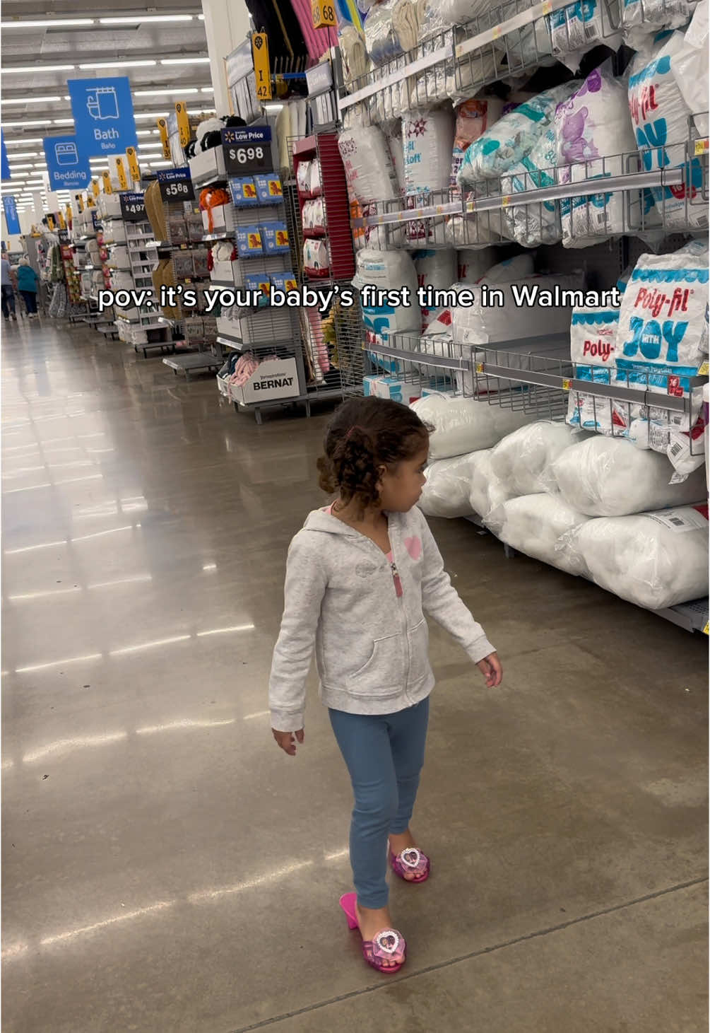 my girl was confused and stressed 🤣 not too much on her outfit she picked it herself #target #walmart #funny #babytok #momtok #firsttime #fypシ 