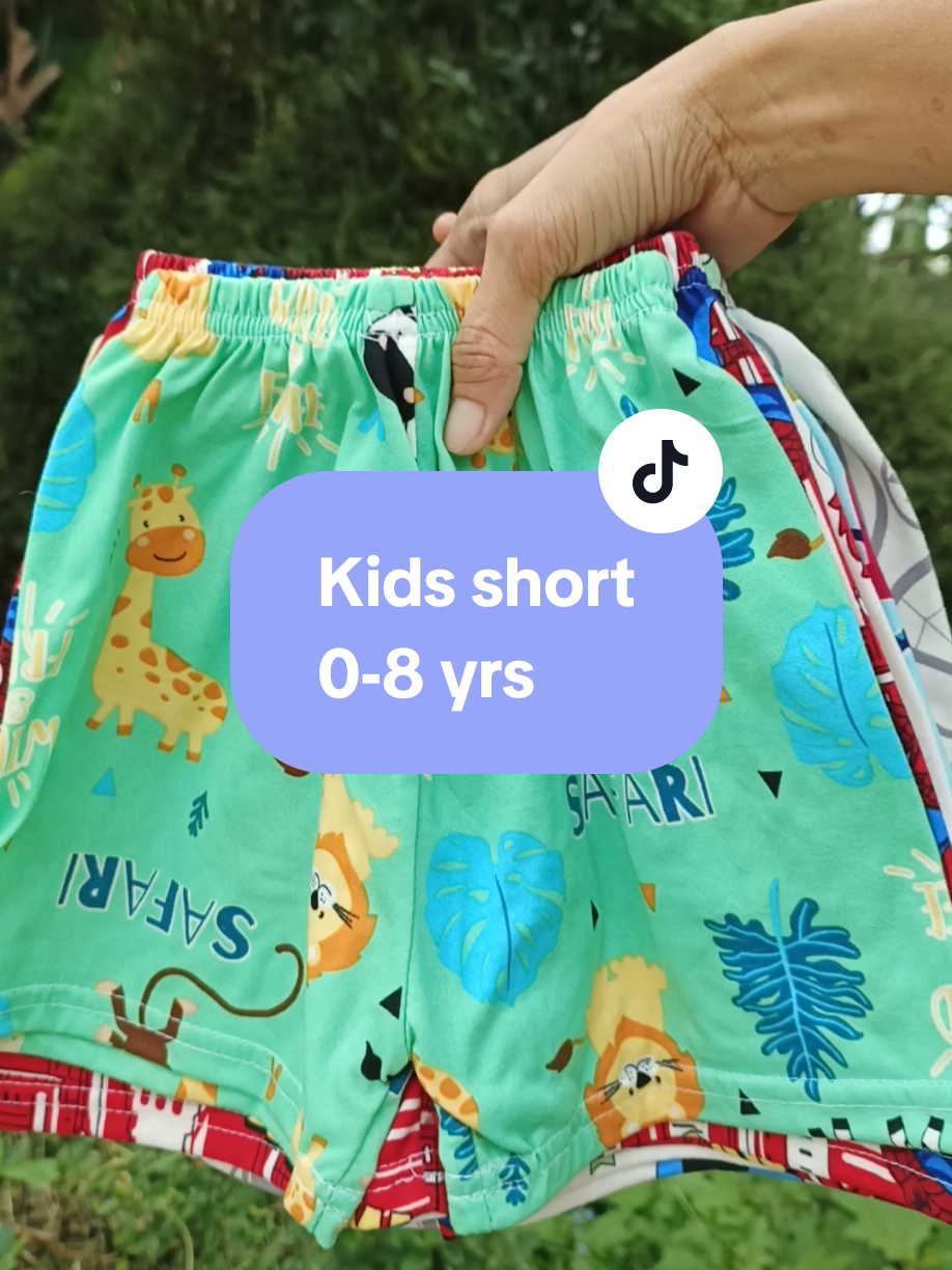 Replying to @shendm22 Yes sulit na sulit dahil 17 pesos lang at ang gaganda pa ng design na matatangap mo. for 0-8 years old #short #shortforkids #kidsshort #pambahayshort 