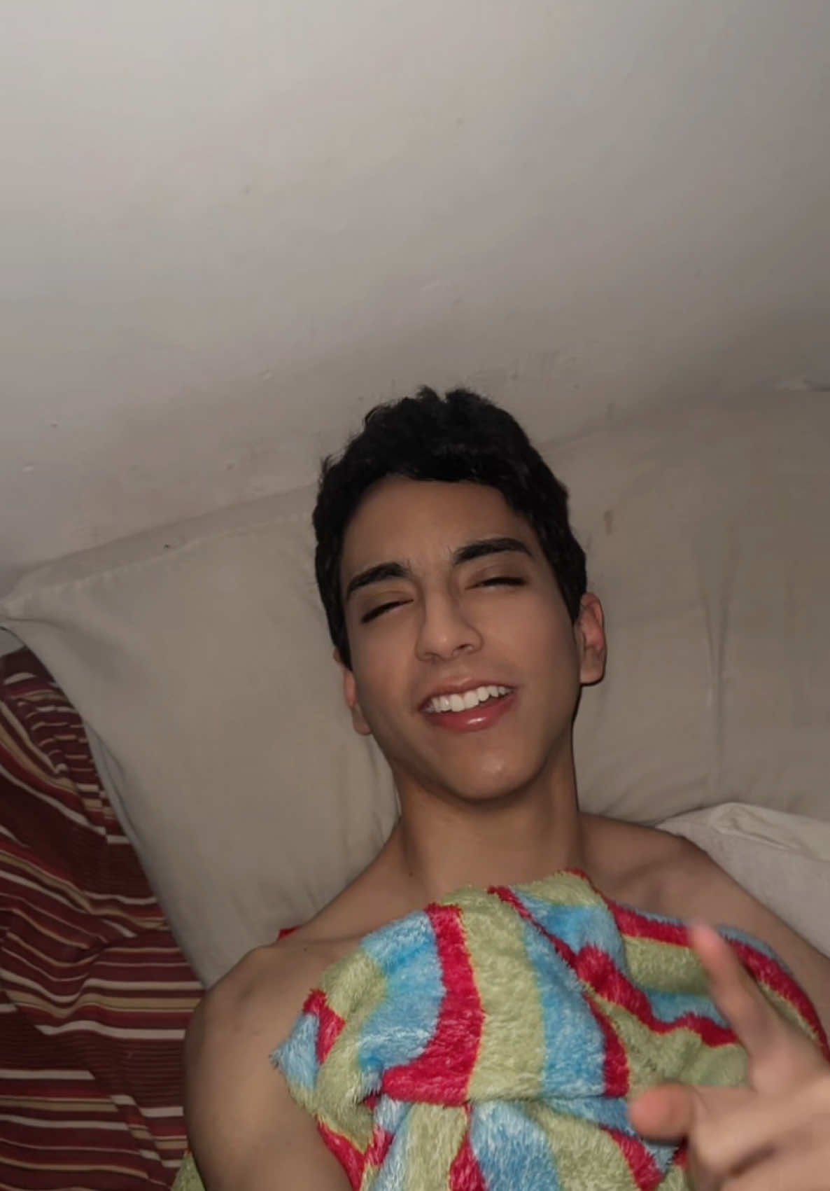 me acabo de despertar 