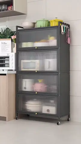 Tủ Để Đồ Nhà Bếp Thép Carbon Không Rỉ Nhiều Tầng#xuhuong #thinhhanh #giadungtienich 