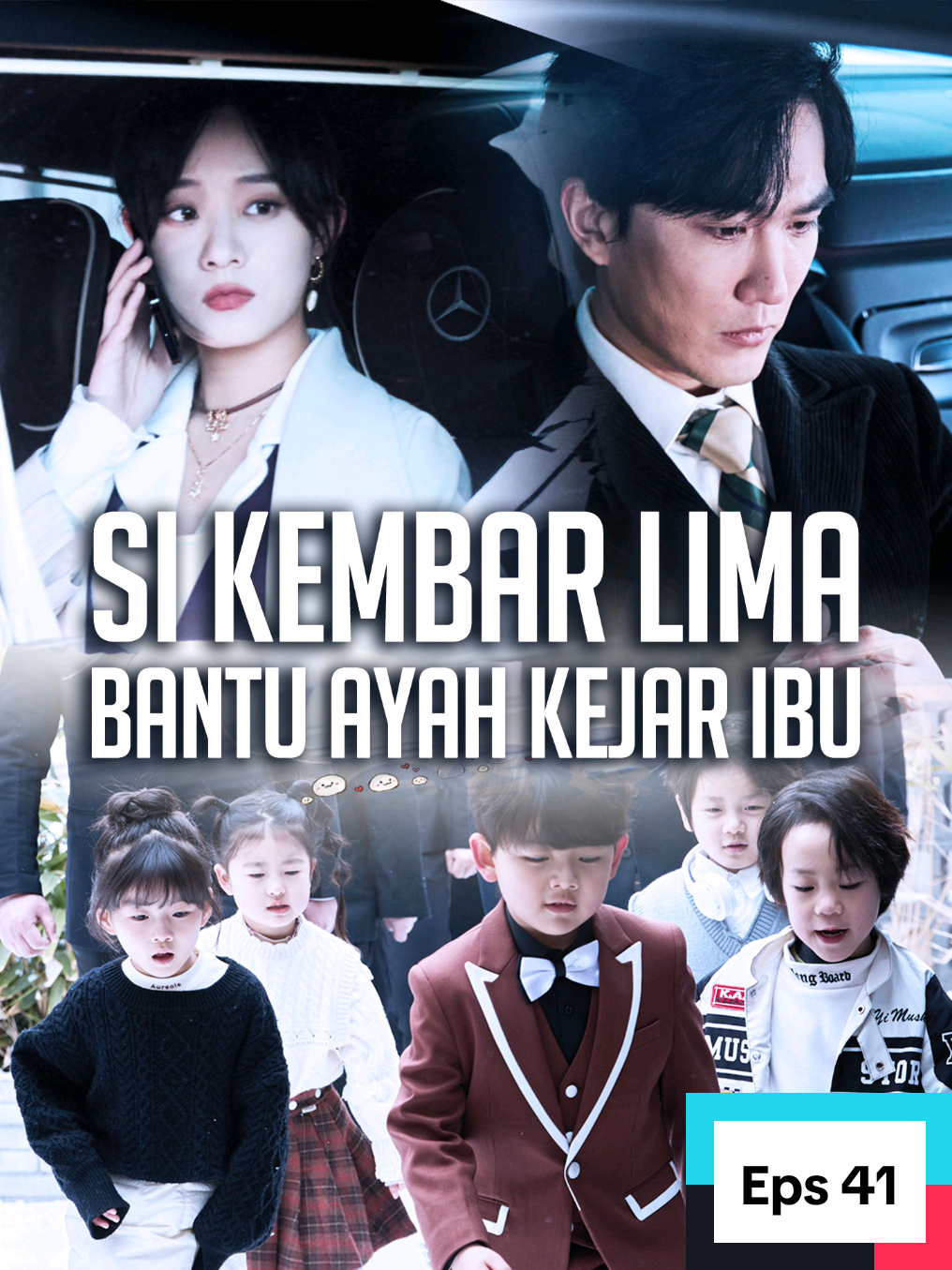 Eps 41 - Si Kembar Lima Bantu Ayah Kejar Ibu #movie #series #drama #shorts #drachin 