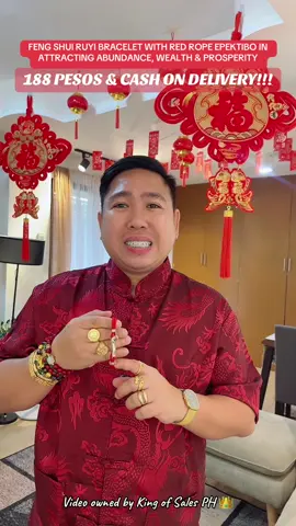 Enhance your luck, prosperity, and protection with the Feng Shui Ruyi Bracelet with Red Rope. This elegant bracelet combines the symbolic power of the Ruyi (scepter) with the vibrant energy of the red rope, creating a meaningful and stylish accessory that brings balance and harmony into your life. 	•	Ruyi Symbol: A timeless emblem of authority, power, and success, the Ruyi represents achieving your goals and overcoming challenges. Wearing it encourages clarity, confidence, and opportunities in all aspects of life. 	•	Red Rope: In Feng Shui, red is the color of luck, protection, and positivity. The durable, handwoven red cord amplifies the bracelet’s energy and wards off negative influences. 👑🐉🐲🀄️🧧 #fengshui #fengshuitips #luckycharm #ruyi #ruyibracelet #luckybracelet 