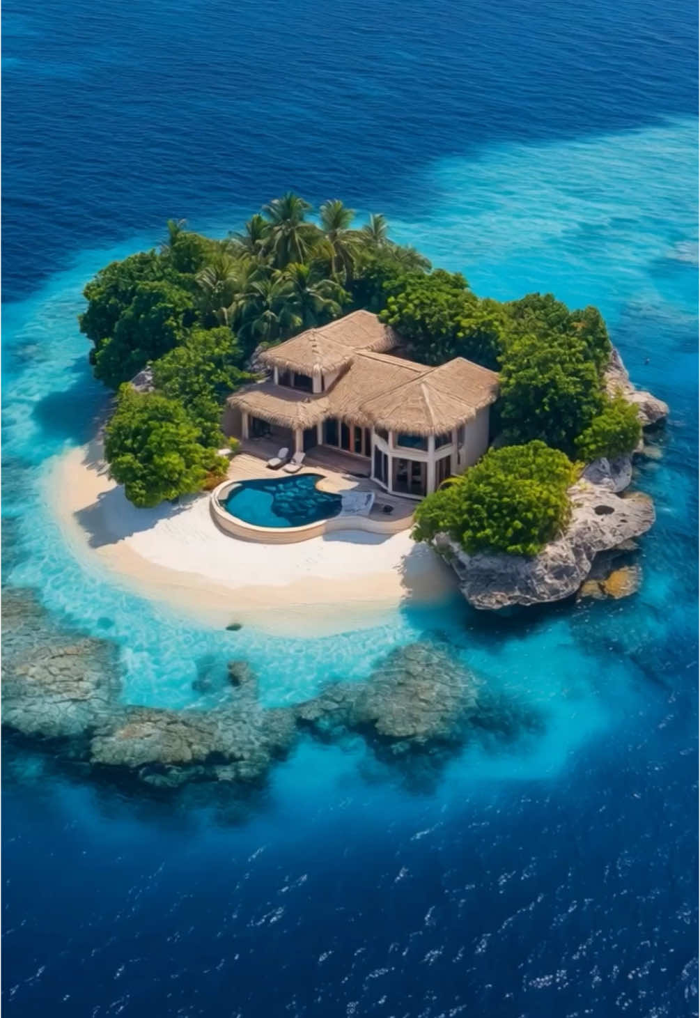A Slice of Paradise . . . #privateisland #dreamhome #luxuryhomes #dreamhouse 