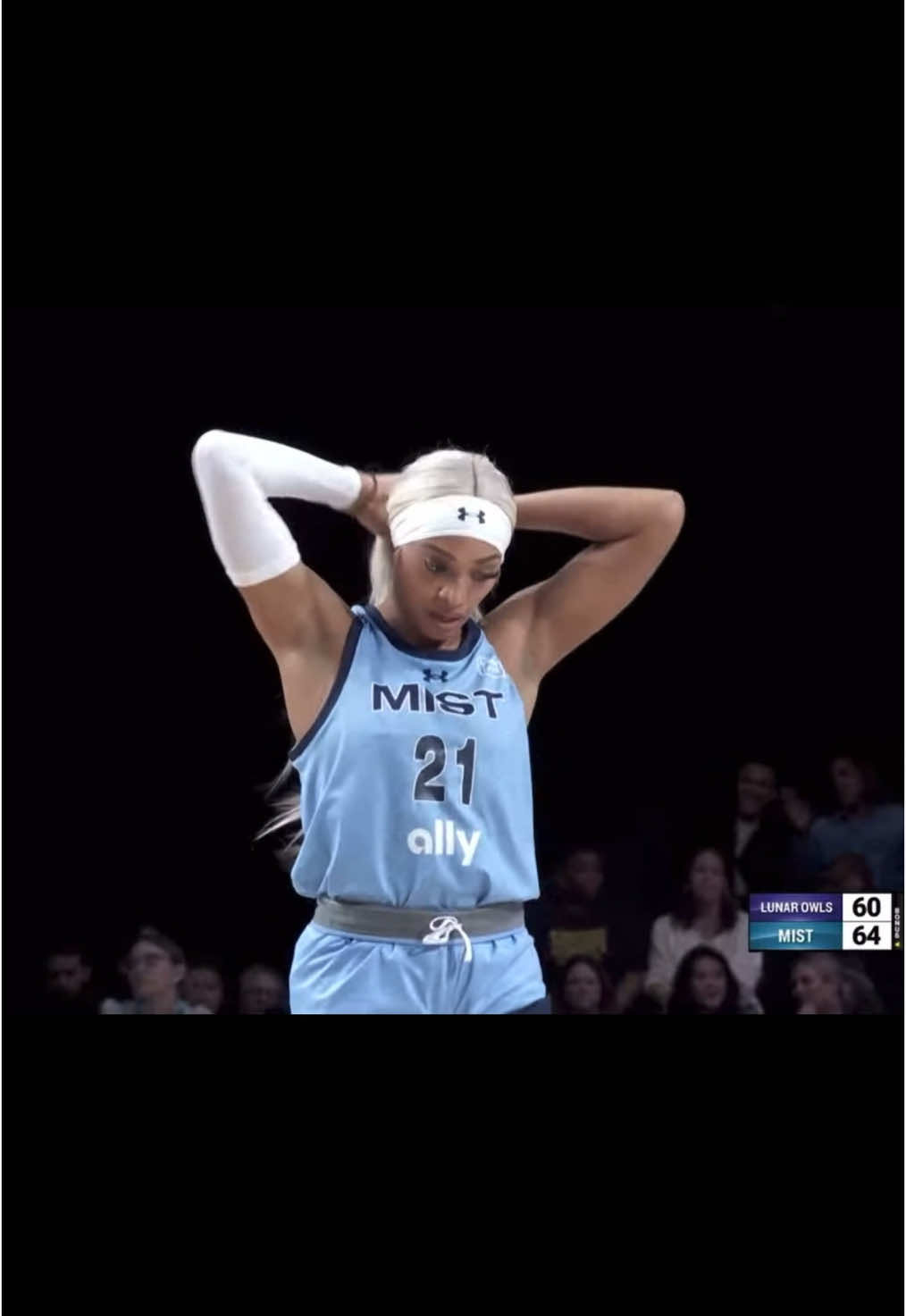 HUSTLE💺@DiJonai Carrington #dijonai #dijonaicarrington #unrivaledbasketball #mistbc 