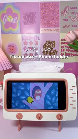 2 in 1 na Tissue Box + Phone holder na! ✨😍 Napaka useful nito ang cute pa #phoneholder #tissuebox #tvphoneholder #phonestand #tissueholder #fyp #viral 