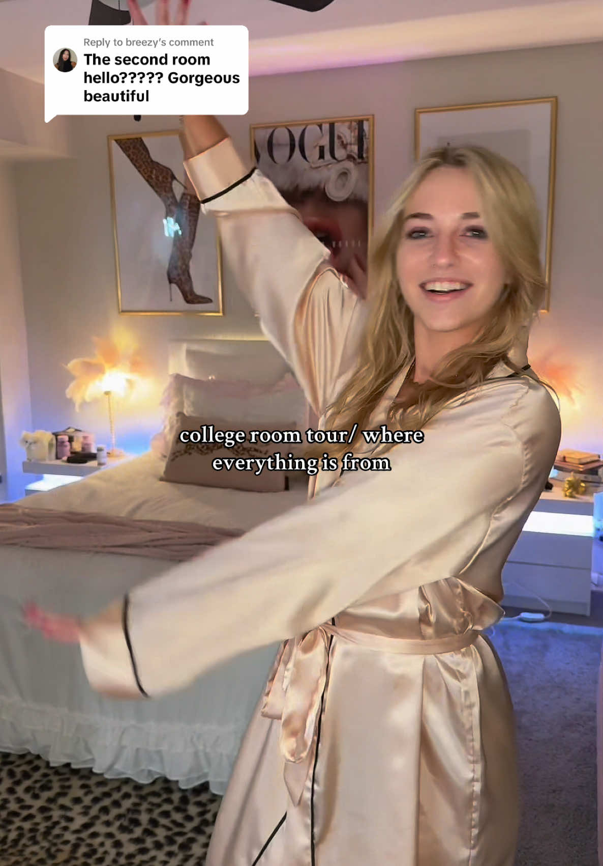 Replying to @breezy help I feel like 7 super girls 😭😭 everything linked in my Amazon storefront in my bio! #college #RoomTour #roomdecor #asu 