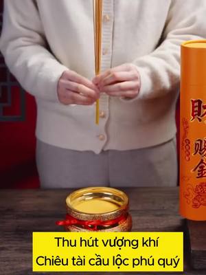 HỘP 500 QUE HƯƠNG NHANG THẦN TÀI Hương Sạch Ít Khói Cuộn Tàn Tài Lộc