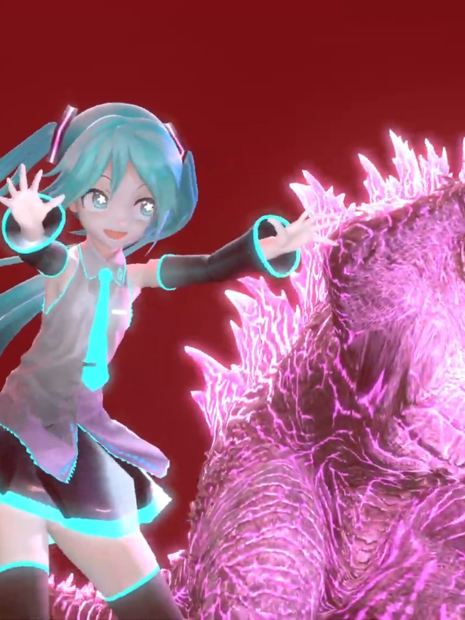 #Godzilla siempre a lado de nuestra Diva Virtual #1 #HatsuneMiku  #fornite #miku #vocaloid #forniteclips #fyp #trendingvideo #amv  *El vídeo le pertenece a un canal de Youtube llamado Izumi ch. todos los derechos le pertenecen a el* No olvides apoyar siempre el contenido original 