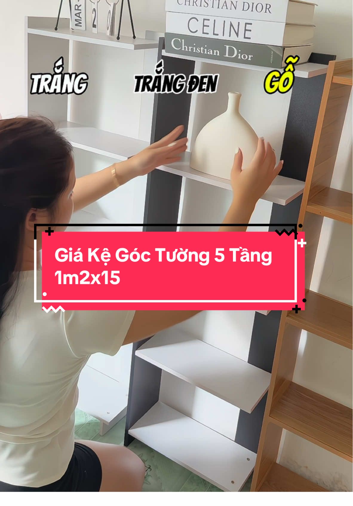 Giá Kệ Góc Tường 5 Tầng 1m2x15 #kegoctuong #kegoctuong5tang #ke5tangdanang #ke5tanggo #kegoctuongtienloi #byntchuyengiadung 