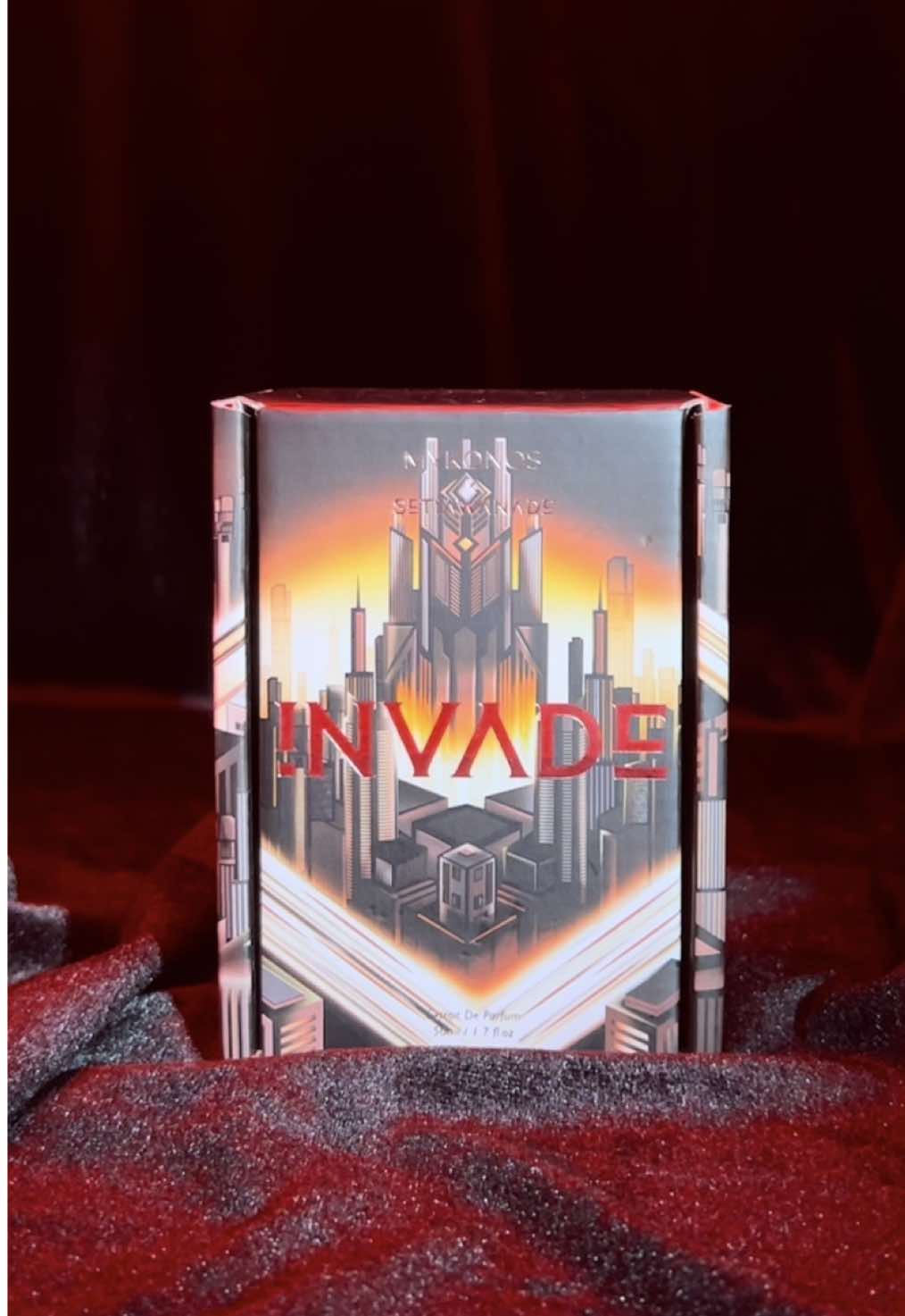 Introducing to you INVADE! See and feel the warmth of Invade🔥 #mykonosperfume #conquerthegame #mykonosxset1awanade #invade 