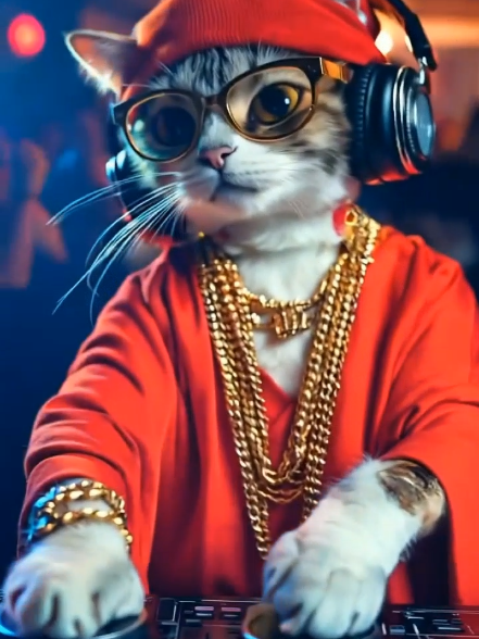 Cute kitty DJ.Poem Without Words 🐈 #fypシ゚viralシ #fyp #reelsvideo  #everyonefollowers #everyone ♡