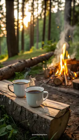 Good morning from Azerbaijan ☕️ #morningvibes #coffee #travel #nature 