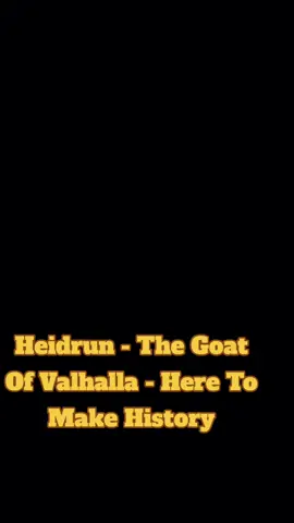 Heidrun - The Goat Of Valhalla will be the next 100m memecoin! 🐐🐐 Bringing staking, gaming, and forward thinking utilities to the memecoin space. 💎 50% of our circulating supply has now been staked by our community. 🔥 Our first Web3 game has been released with a Viking/Valhalla themed Augmented reality game coming out later in the year. 🚀 We have created a crypto portfolio bot, a TG AI meme generator bot, and a TG AI video bot. Our bots can be added to any group and become a one stop content creator for any project. 🔥 The community is powered by a bunch of modern day Crypto Viking, Chad,Degens. 🐐💎🚀🔥 #heidrun #goatofvalhalla #thegoat #valhalla #valhallagoat #memecoin #memecoins #memecoinseason #memecoinmaster #memecointothemoon #solana #solanamemecoin #solanamemecoins #solanamemecointrading #bullrun #bullrun2024 #crypto #cryptocurrency #cryptonews #cryptonews #cryptotrading@Crypto Mason @CryptoED @RonnieRiches @CryptoPizzaGirl  #cryptomoon #cryptomoonshot #gaming #web3crypto #web3gaming  #web3game #augmentedreality #augmentedrealitygame