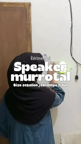 Seneng nemu speaker murottal sekaligus bisa jadi lampu tidur gini☺️ #speakermurottal #speakeralquran #fyp #speakerzikir24jam 