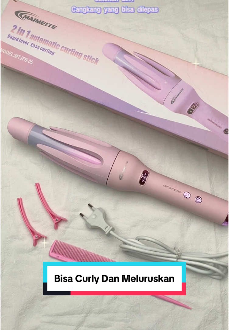 Menemukan alat pengeriting rambut otomatis yang cantik dan mudah digunakan yang juga dapat digunakan untuk meluruskan rambut🥹  #MAIMEITE #catokan2in1#catokanrambut #catokan #haircurly #haircurlyotomatis #catokancurly #curlyhair #fyp
