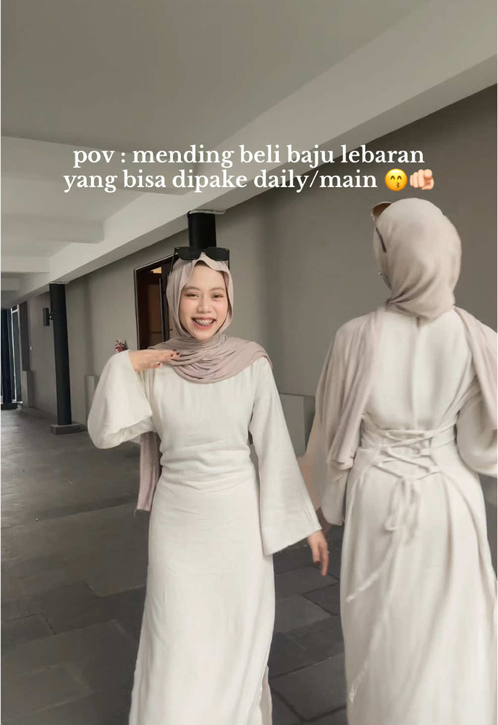 mending beli baju lebaran yang bisa dipake main biar ga mubadzir, ada yang udah tau nama produk ini? bisa bgt dipake lebaran ala ala kurung, dan bisa dipake main 💗💗 #chakiraproject #necatunik #bajulebaran #bajulebaran2025 #lebaran2025 
