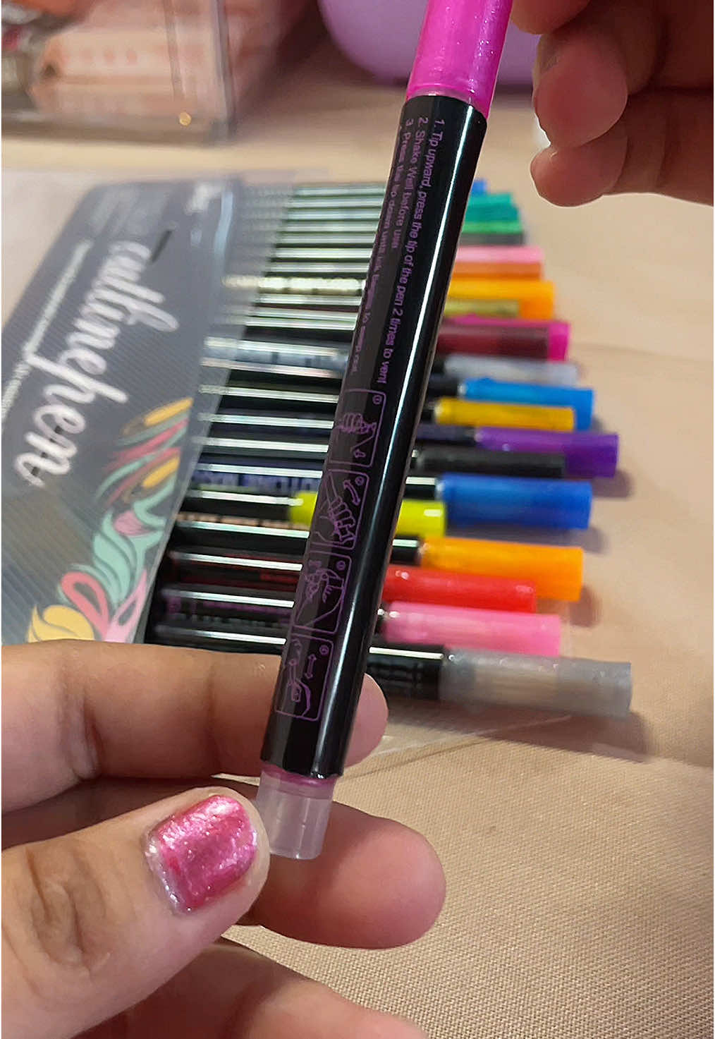 Double OutlineMarkers #outlinepen #24gel #fyp #fypage 