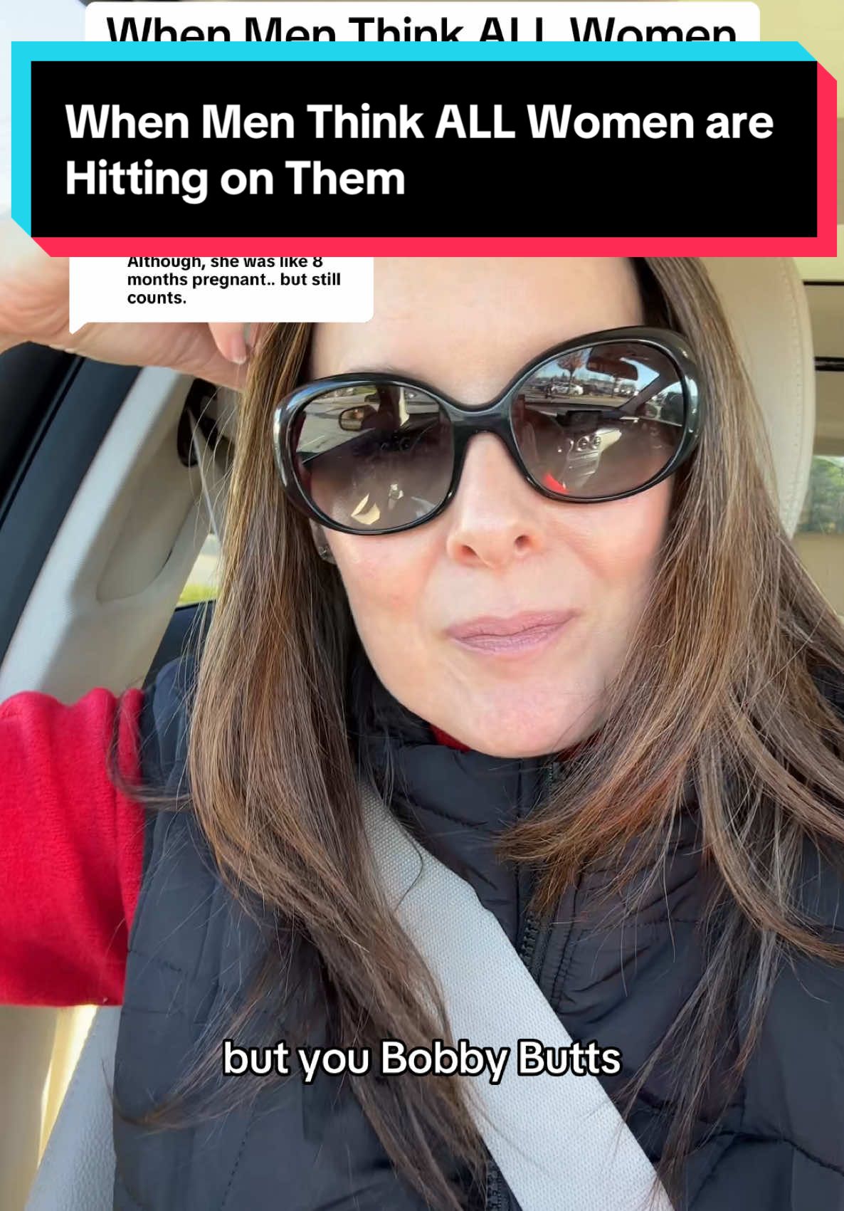 Replying to @BobbyBunts Some men will mistake friendly women for flirtatious women. Even if they’re pregnant women. #toxicmasculinity #patriarchy #womensupportwomen #flirting #LifeAdvice #fyp 