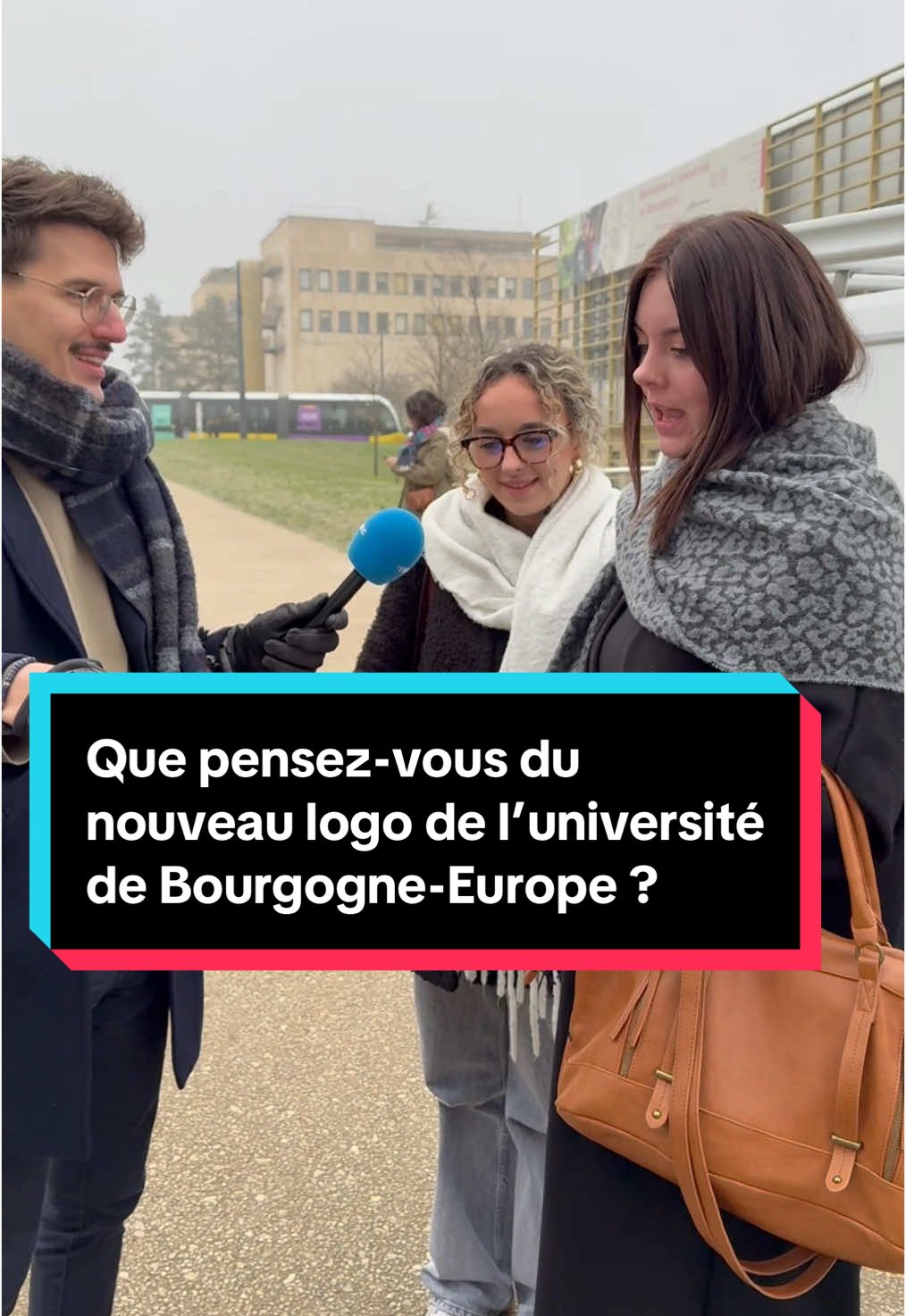 ✅ C'est validé ou pas ? Vendredi, nous étions sur le campus pour vous demander si le nouveau logo de l'université de Bourgogne-Europe vous était familier. Et si vous aimiez ce nouveau design ! #dijon #universite #bourgogne