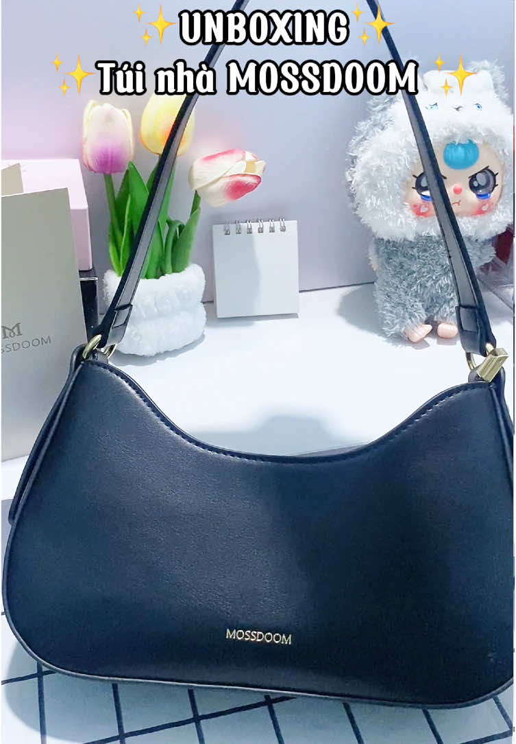 Tậu liền em túi basic xinh iu MOSSDOOM nè mí bà #tuelinh🎀 #unboxing #tui #tuixach #tuimossdoom #mossdoom #tuikepnach #tuixinh #dulich #dichoi #xuhuong #viral #