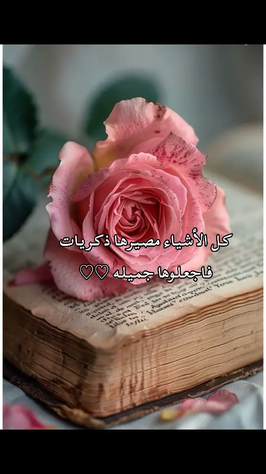 كـل الأشـيـاء مصـيـرهـا ذكـريـات  ‏فـاجعـلـوها جمـيـلـه ♡♡