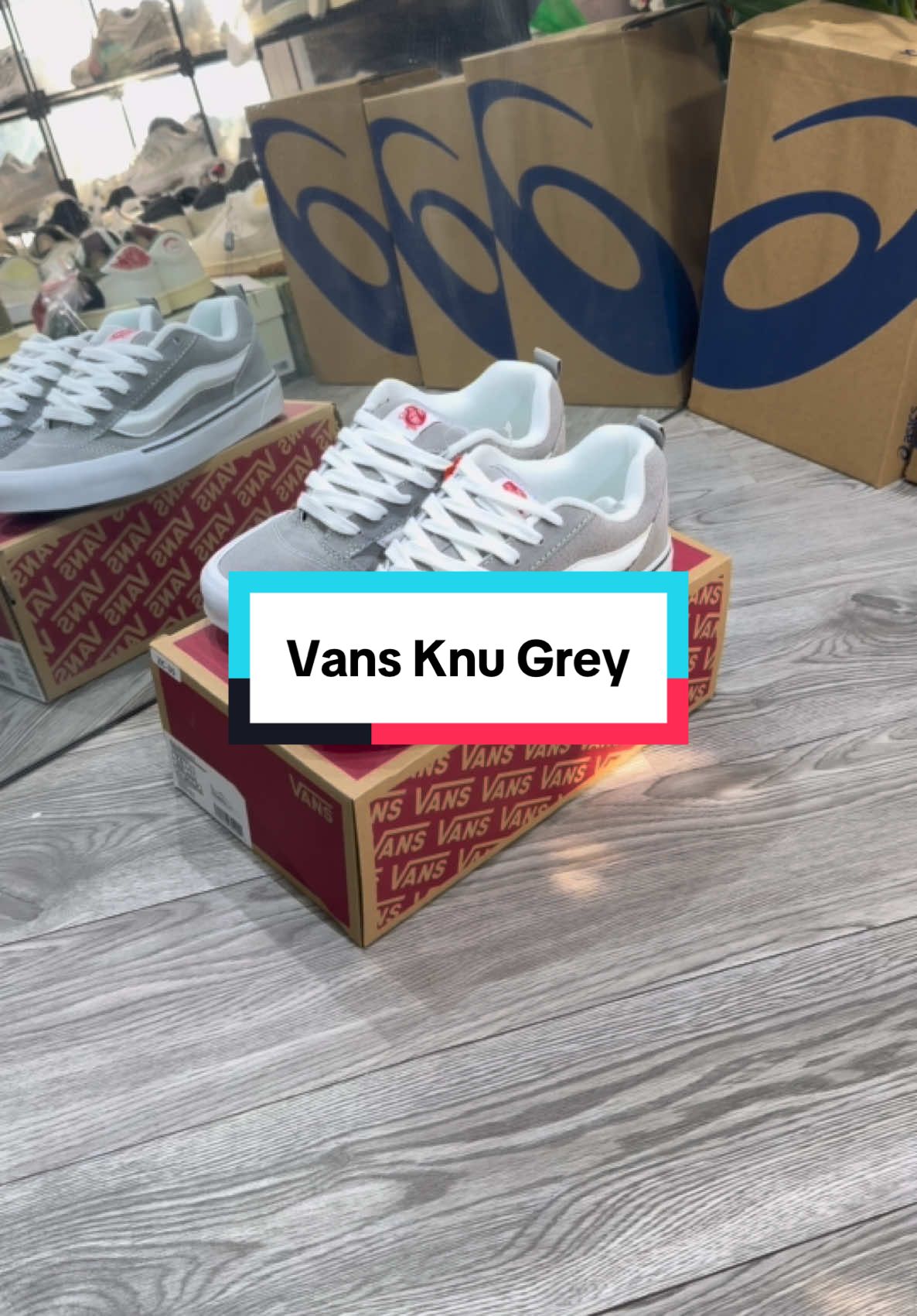 Vans Knuuu Xám Phiên bản béo béo xam xám #bobsneaker #reviewgiay #xuhuong #fypシ゚viral 