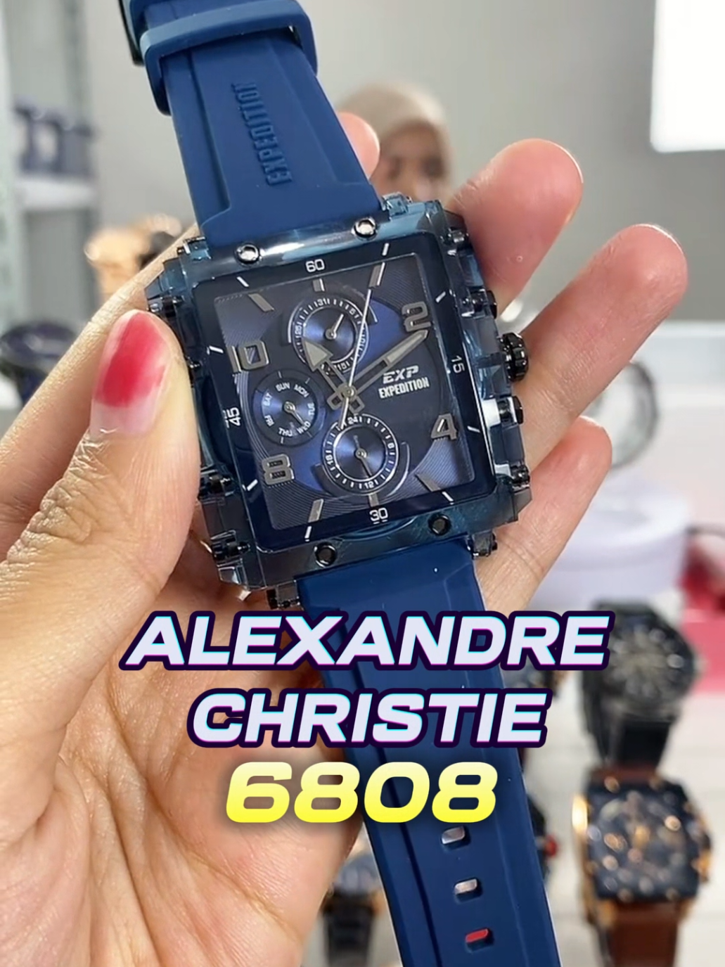 EXP 6808 Wanita Rubber yuk di order  #jamtanganwanitaelegant #jamtanganwanita #fyp #original #expedition #expeditionoriginal 