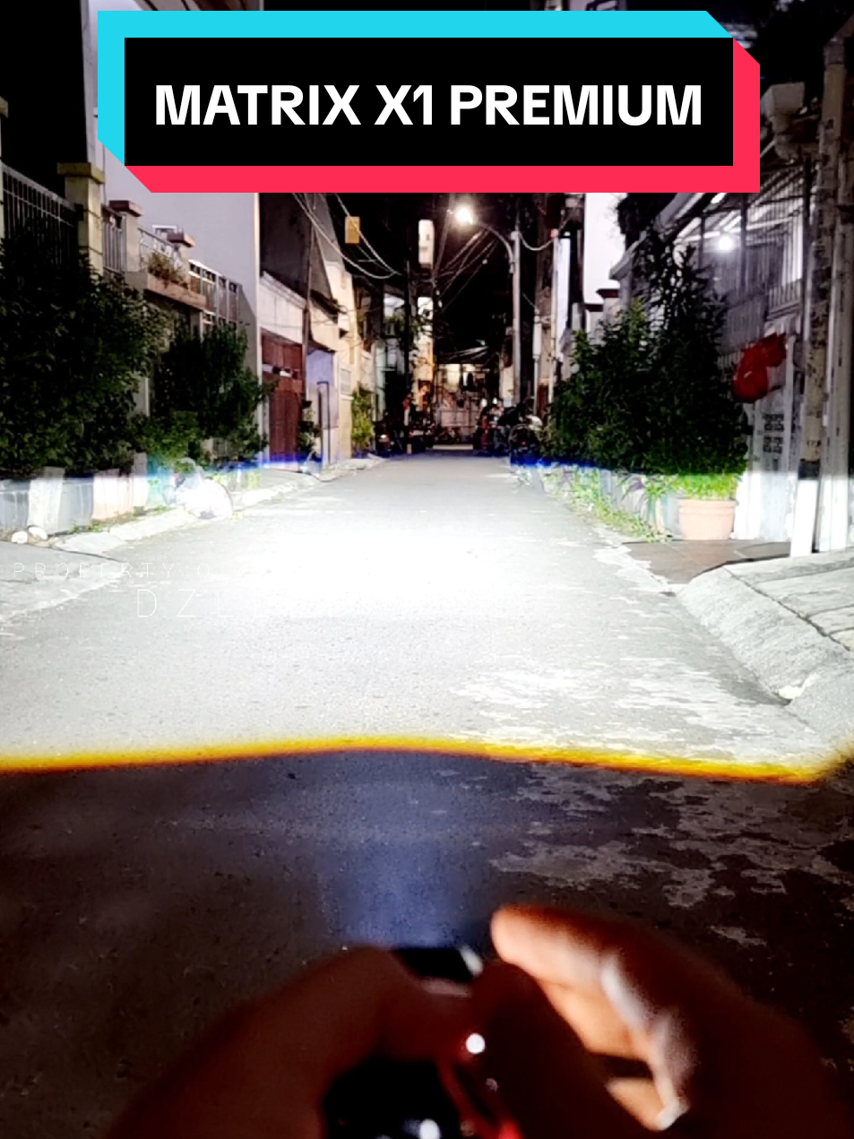 matrix x1 vinyx biled 1.5 inch lampu utama biled purple lens #dzlled 
