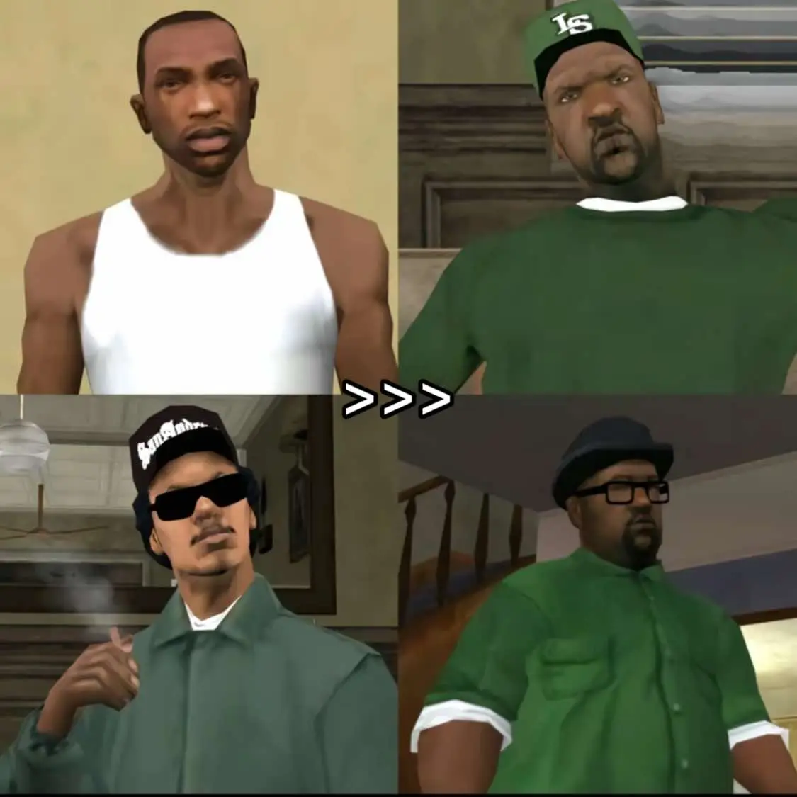 #gta #gtasanandreas #eazye #notoriousbig #grandtheftauto #cj #gta5 #gta6 #gta6trailer #rap #90srap #rapin90s #fyp  Grand Theft Auto: San Andreas is one of the most iconic video games ever created, developed by Rockstar North and released in 2004. Set in the fictional state of San Andreas, inspired by California and Nevada, the game takes players on a thrilling journey through the life of Carl “CJ” Johnson. CJ returns to Los Santos, his hometown, after the death of his mother, only to find his family and old gang falling apart. The narrative revolves around themes of loyalty, betrayal, crime, and redemption as CJ rises through the ranks of the criminal underworld while also trying to restore his family’s honor. The game is renowned for its massive open-world design, allowing players to explore three major cities: Los Santos, San Fierro, and Las Venturas, each based on real-life counterparts of Los Angeles, San Francisco, and Las Vegas. The map is expansive, featuring diverse landscapes ranging from bustling urban centers to serene countryside and arid deserts. Players can freely roam the environment, undertake missions, or engage in various side activities like racing, gambling, and even working out at gyms. San Andreas introduced numerous innovations to the Grand Theft Auto series, such as the ability to customize CJ’s appearance, including hairstyles, clothing, and body shape, depending on how much the player eats or exercises. The game also introduced RPG-style mechanics where players can improve CJ’s skills, such as driving, shooting, and stamina. Vehicles play a significant role in the game, with a wide array of cars, bikes, planes, helicopters, boats, and even trains that players can operate. The driving mechanics are fluid, and the variety of vehicles ensures that travel across the vast map remains engaging. The combat system was also refined, offering improved gunplay and melee fighting options, which added more depth to the gameplay. One of the standout features of GTA San Andreas is its memorable cast of characters, from CJ’s loyal brother Sweet to the unhinged yet lovable Truth, as well as iconic antagonists like Officer Tenpenny, voiced by Samuel L. Jackson. These characters bring the story to life with their dynamic personalities and intricate relationships with CJ. The game’s soundtrack deserves special mention, featuring an incredible selection of music across multiple radio stations, each representing different genres like hip-hop, rock, country, and funk, perfectly capturing the early 1990s setting. Beyond the main storyline, players can immerse themselves in countless side activities and mini-games, such as burglaries, taxi missions, and gambling in Las Venturas casinos. The freedom to explore and engage with the world in creative ways has kept players coming back to San Andreas for decades. The modding community has also played a crucial role in the game’s longevity, creating new content, graphics enhancements, and gameplay tweaks that keep the experience fresh even years after its initial release. The game’s cultural impact cannot be overstated, as it has influenced countless other open-world titles and remains a cornerstone in the history of gaming. With its combination of a gripping narrative, rich characters, groundbreaking gameplay mechanics, and an immersive open world, Grand Theft Auto: San Andreas remains a masterpiece that continues to captivate players worldwide.