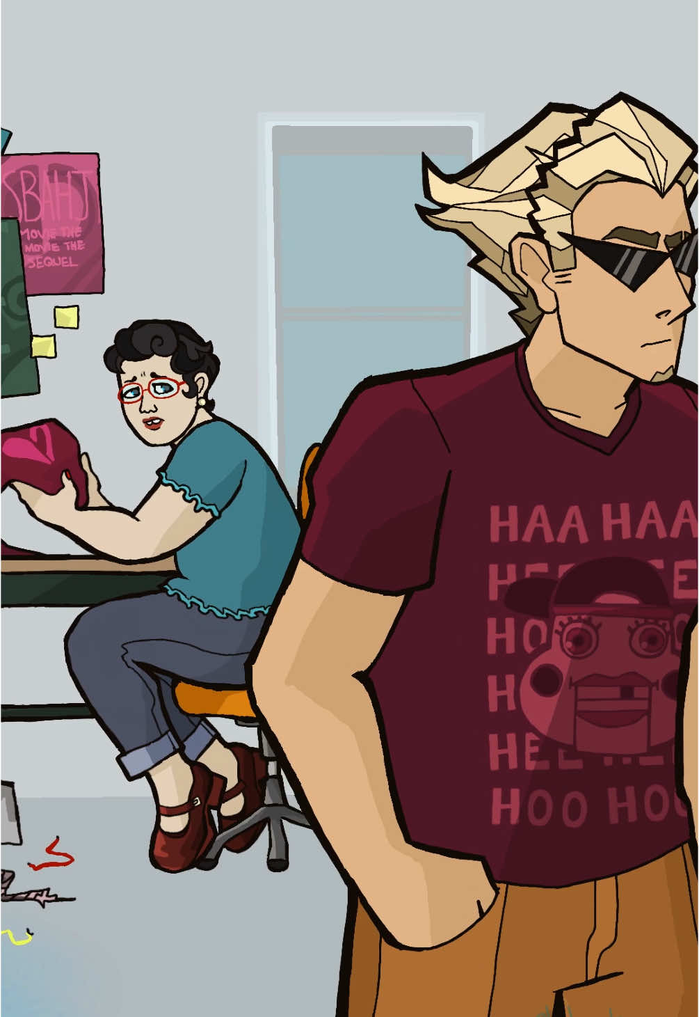 hi im not dead just in college. i cant believe i managed to finish this before tomorrow #homestuck #animation #homestuckanimation #dirkstrider 