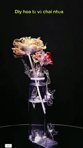 hoa mẫu đơn từ chai nhựa #khéotay #teen #quàtặng #depokhapmoinoi#DIY  #handmade #decor #resin #táichế #vỏchainhựa #hoamaudon #hoagia 