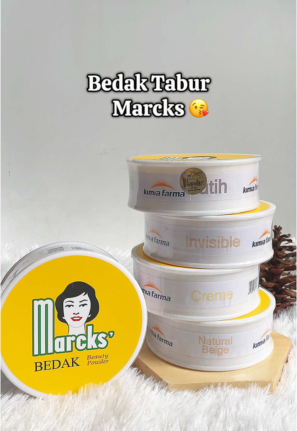 Bedak Tabur Marcks #bedaktabur #bedaktaburmarck #bedaktaburmarcks #marckscosmetic #fyp 