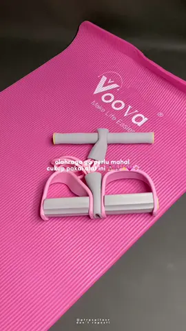 paket bundling matras & tummy trimer 💗 #matrasolahraga #matrasyoga #tummytrimmer #alatolahraga #fypシ #xybca 