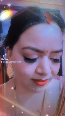 #weddingday # #latepost🤭😜 # #@Nabinabayalkoti 6  Thank you for this beautiful makeup 💄🙏😘😘❤️❤️