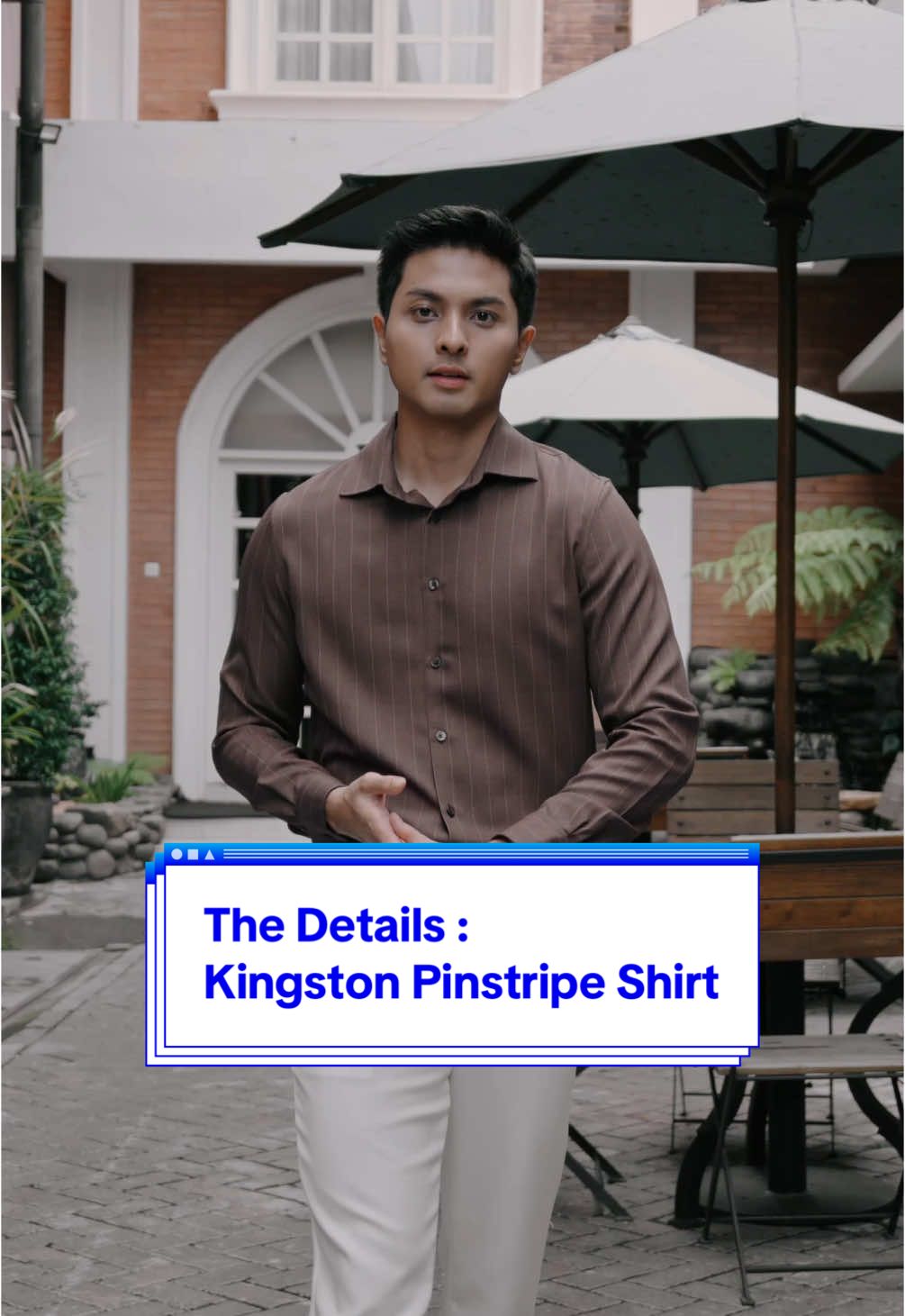 Auto kasih look yang elegant dengan satu kemeja ini🤫  #CutOffWorkMate #StripeShirt #MenOutfit #OOTD #MenShirt #Work #Office 