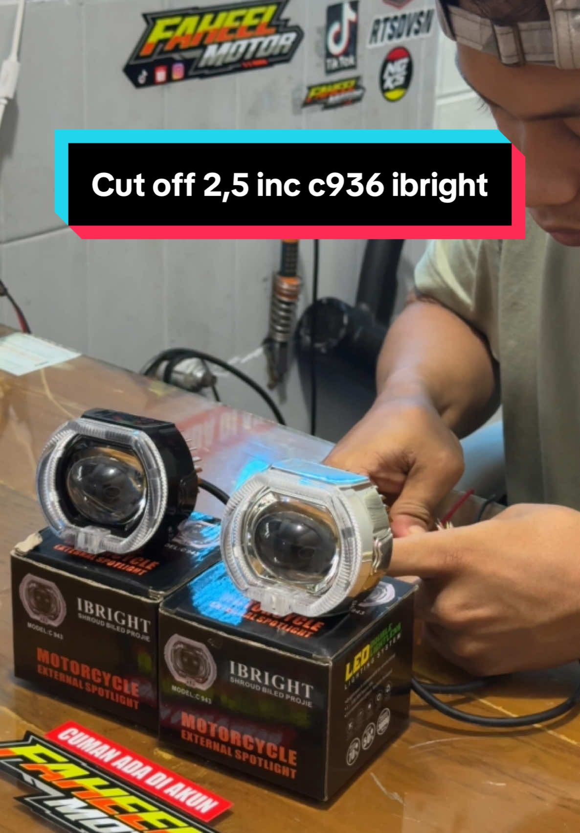 Cut off 2,5 inc rekomendasi projie biled 2,5 inc bisa di smua reflektor