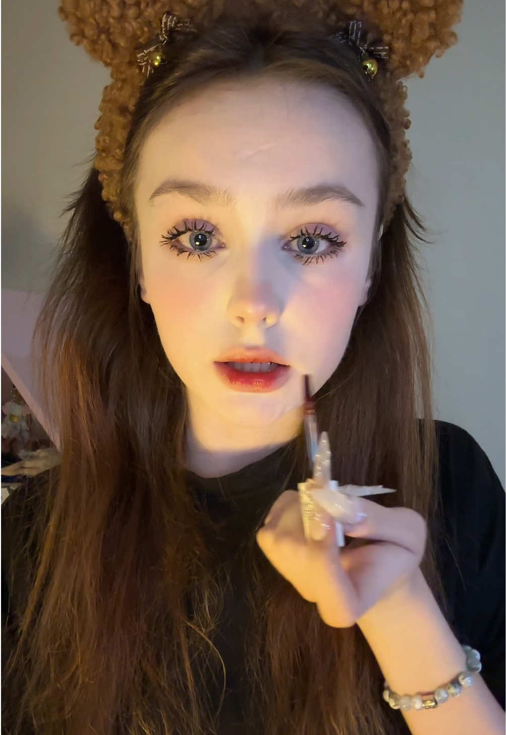 туториал на jelly lips🍓#jellylips #макияж #туториал 